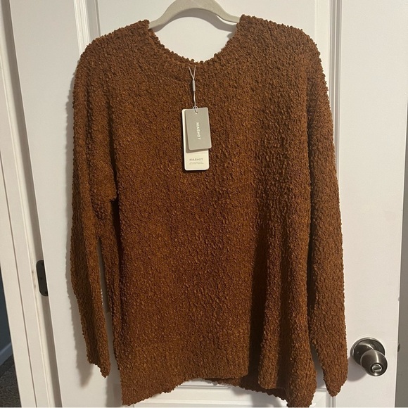 *NIASHOT brown cozy long sleeve sweater. Women’s size XL. NWT - Picture 1 of 9